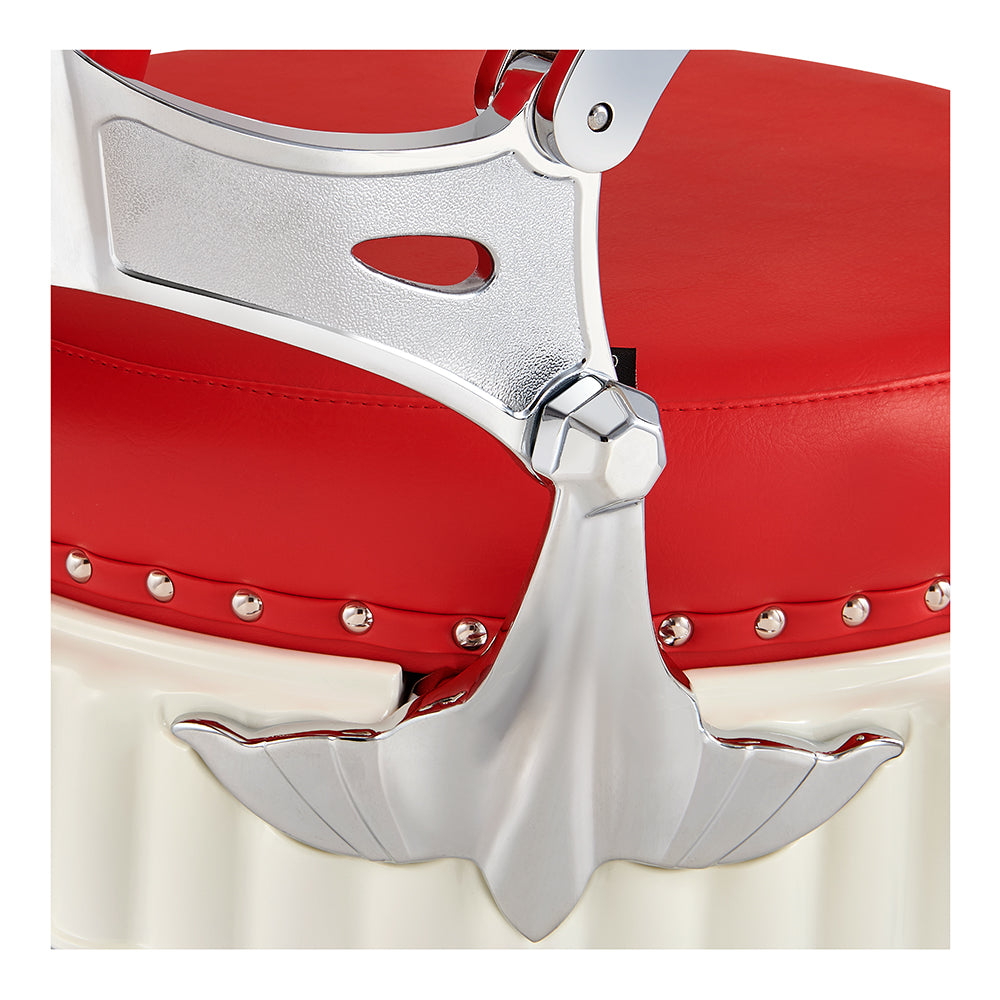 Mikado Red Barber Chair Vintage