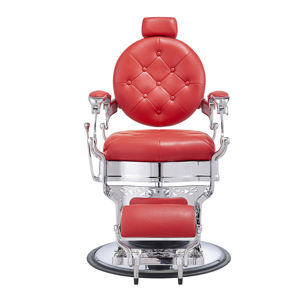 Vanquish red master barber chair
