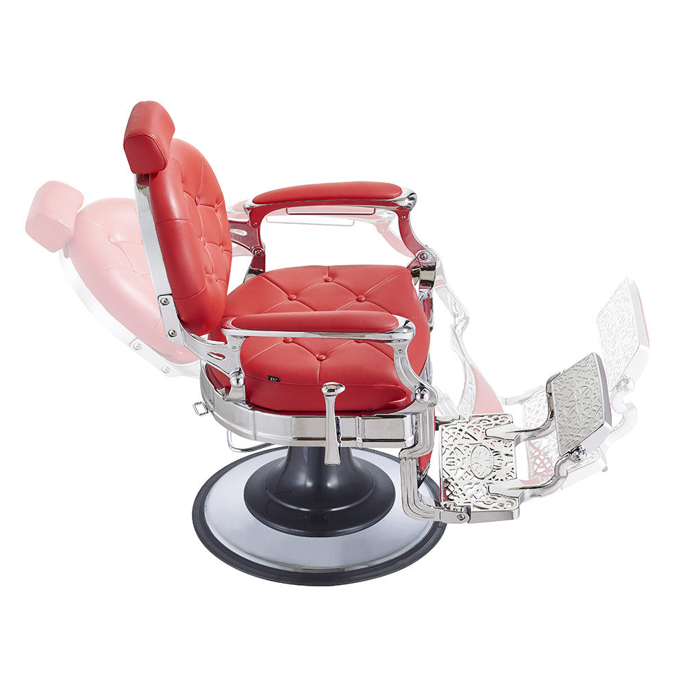 Vanquish red master barber chair