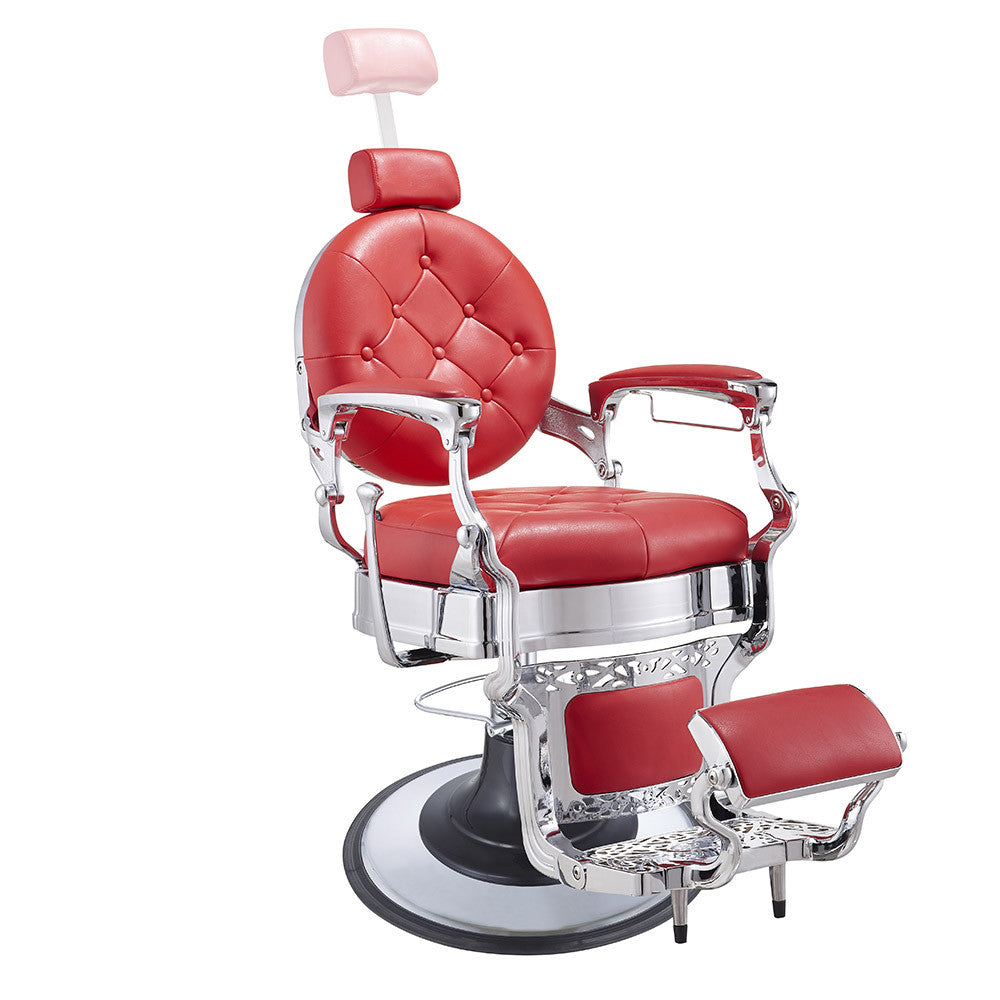 Vanquish red master barber chair