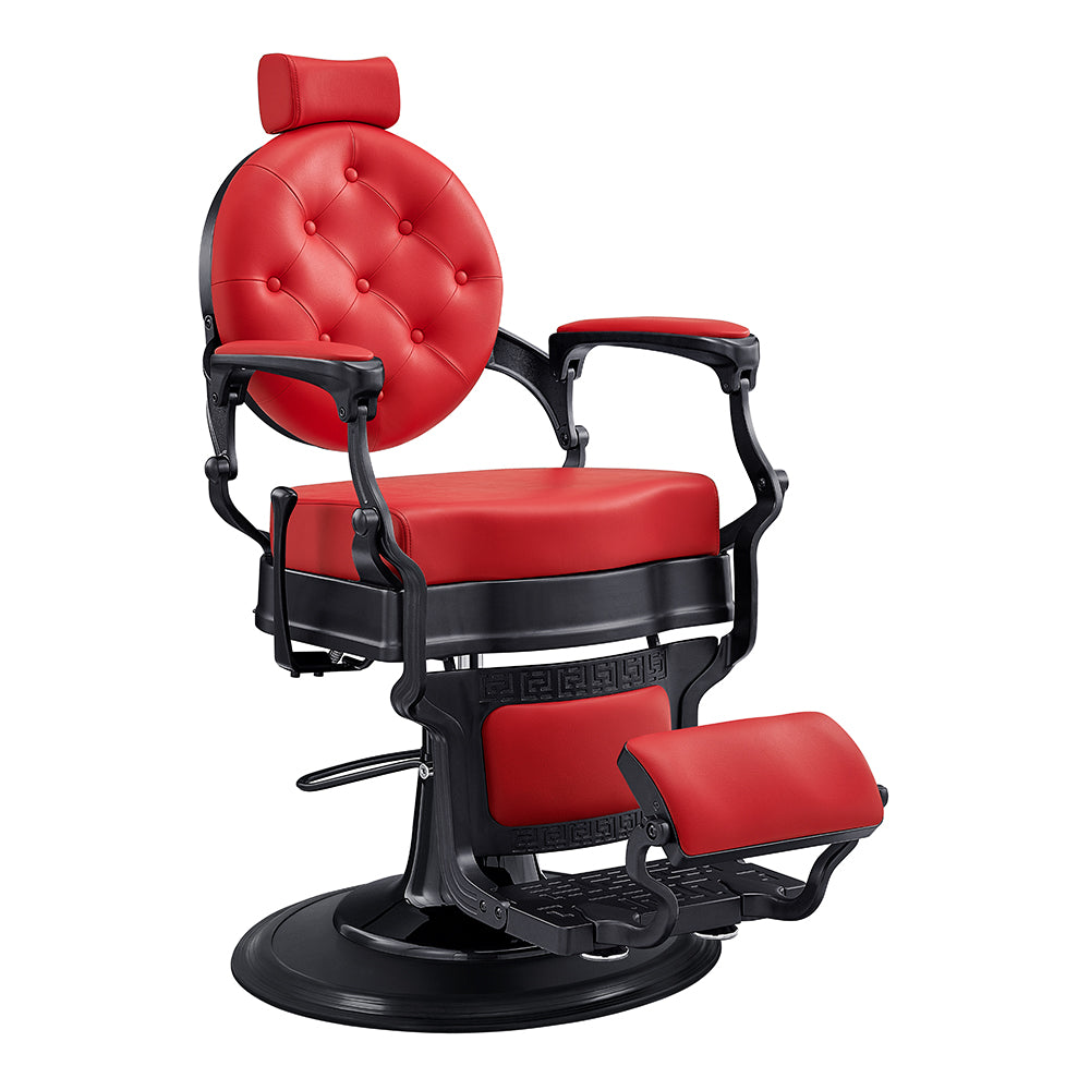 Viking Red Heavy Duty Barber Chair