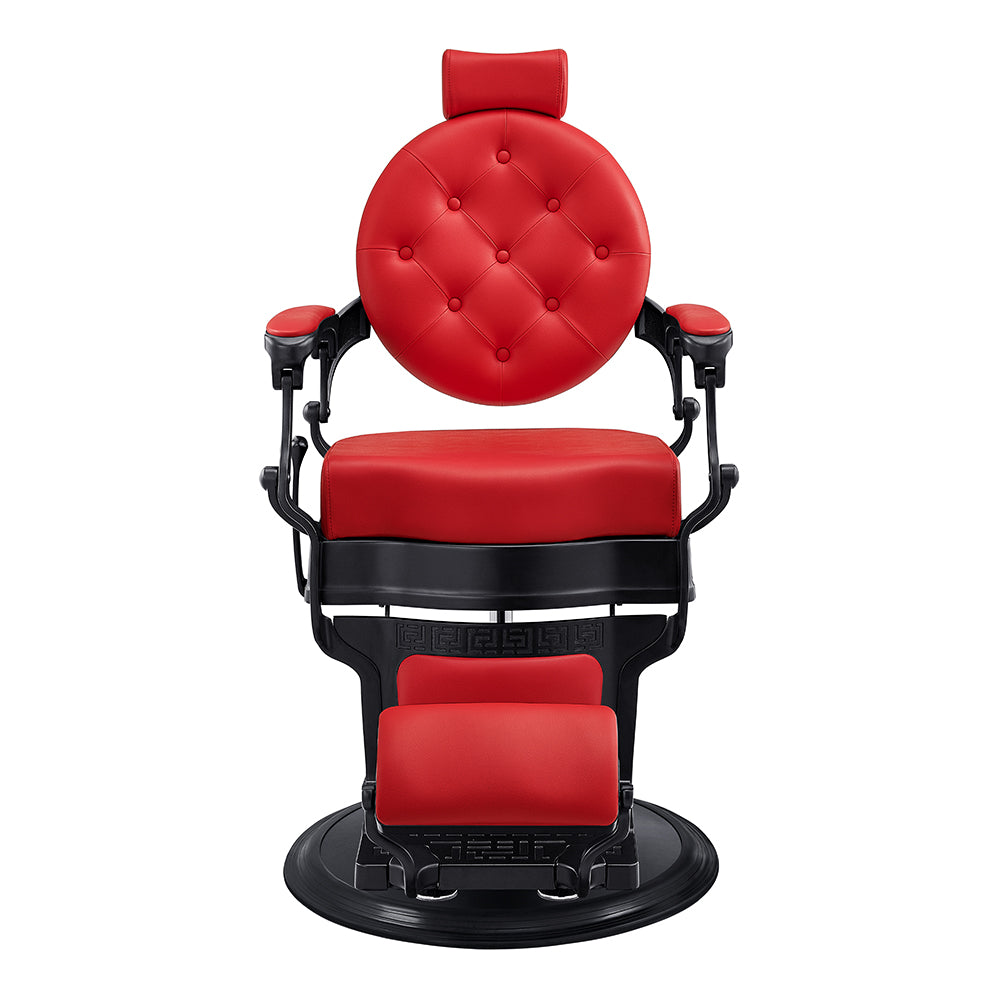 Viking Red Heavy Duty Barber Chair
