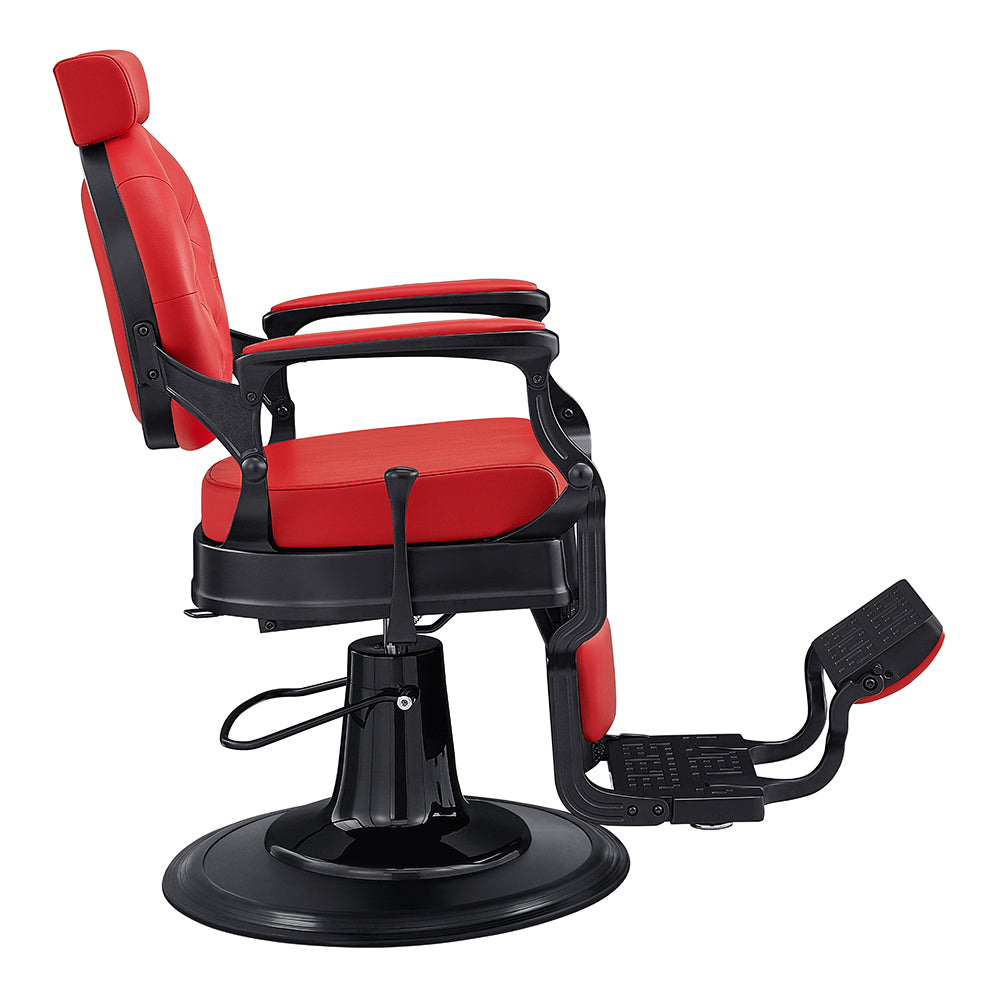 Viking Red Heavy Duty Barber Chair