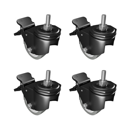 Caster Wheels with Brake-4 pc 
