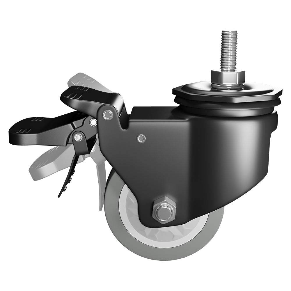 Caster Wheels with Brake-4 pc 
