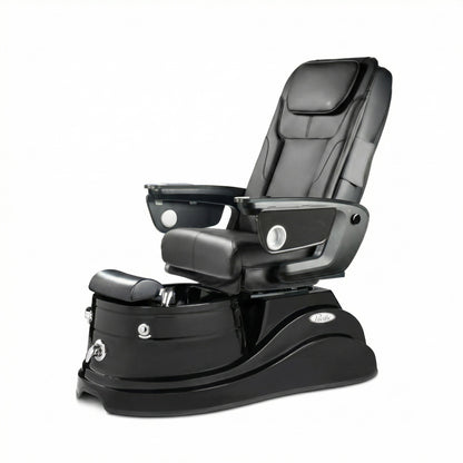 J&A Pacific XO Nail Salon Pedicure Chair - Free Stool