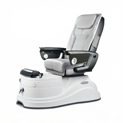 J&A Pacific XO Nail Salon Pedicure Chair - Free Stool