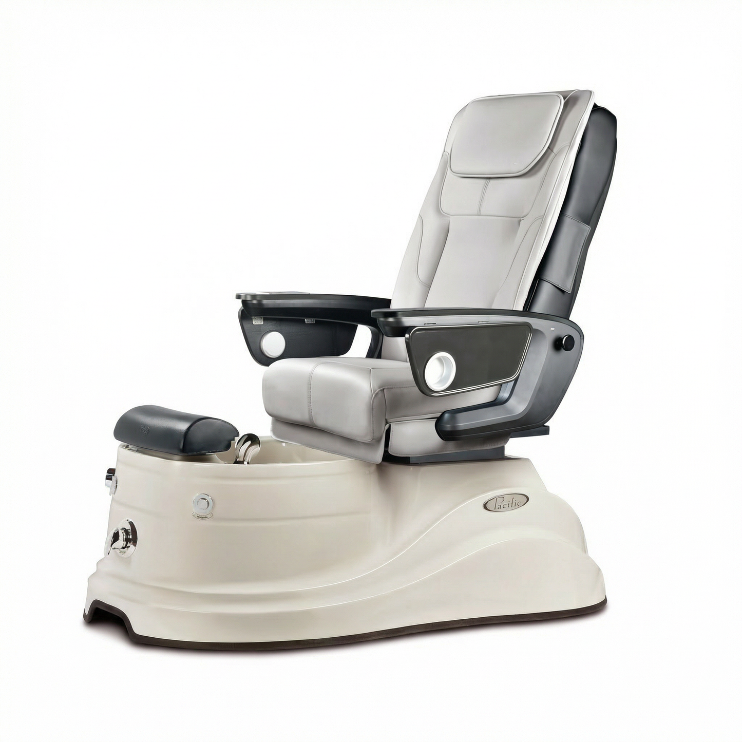 J&A Pacific XO Nail Salon Pedicure Chair - Free Stool