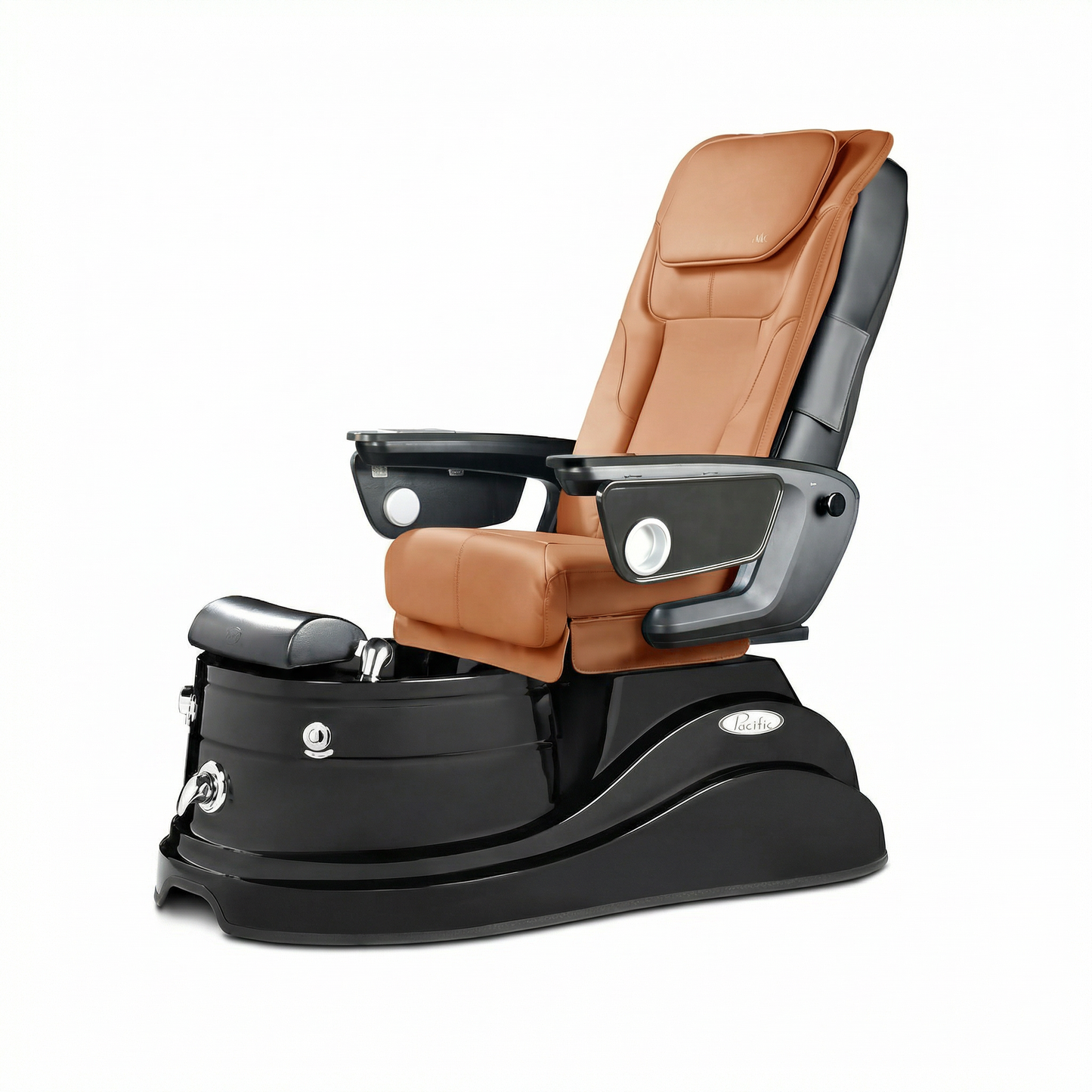 J&A Pacific XO Nail Salon Pedicure Chair - Free Stool