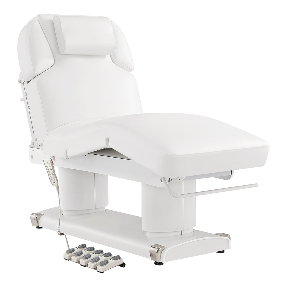 Luxi white medical spa treatment bed