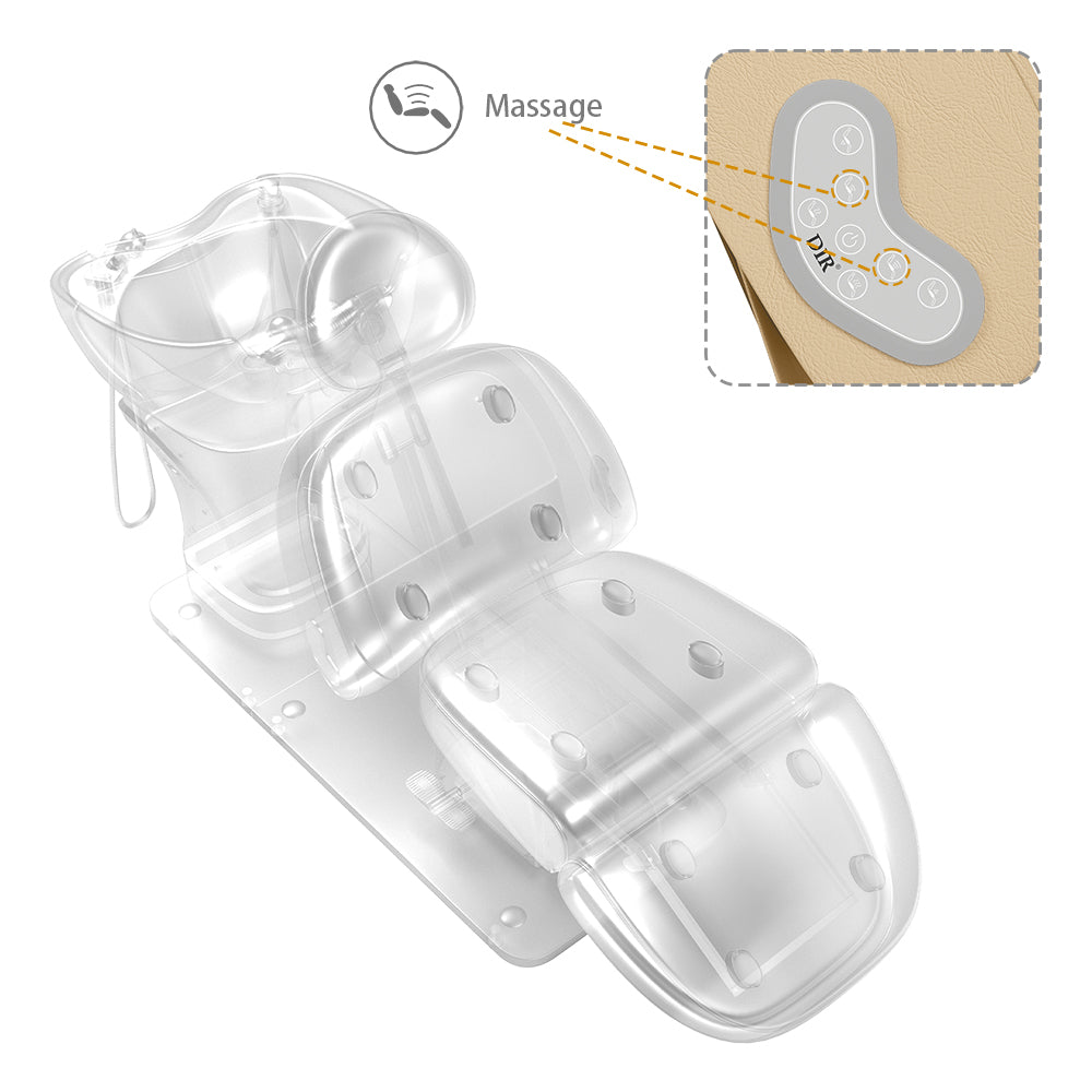 Maximus Il Massage Reclining Shampoo Chair