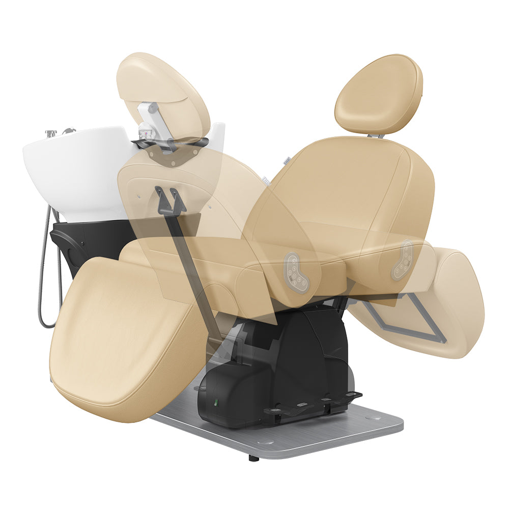 Maximus Il Massage Reclining Shampoo Chair