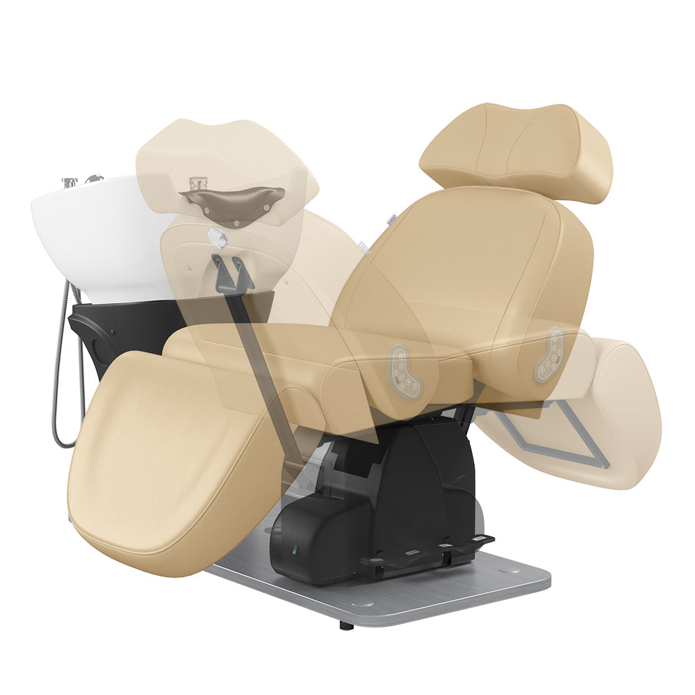 Maximus Il Massage Reclining Shampoo Chair