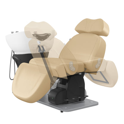 Maximus Il Massage Reclining Shampoo Chair