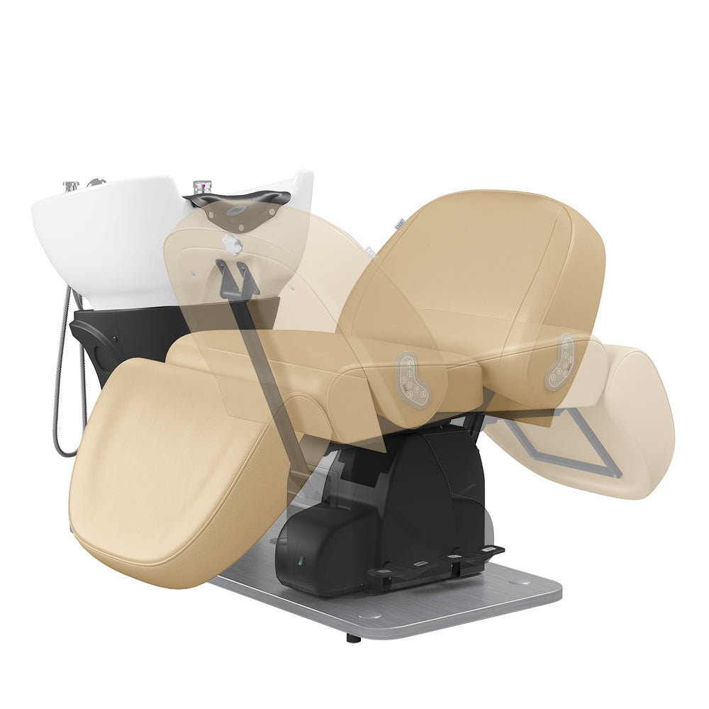 Maximus Il Massage Reclining Shampoo Chair