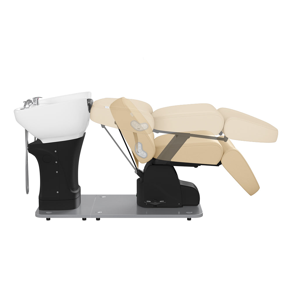 Maximus Il Massage Reclining Shampoo Chair