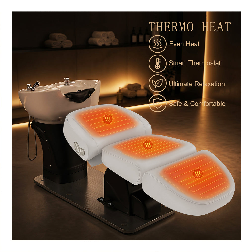 Maximus Il white Hair Scalp treatment chair