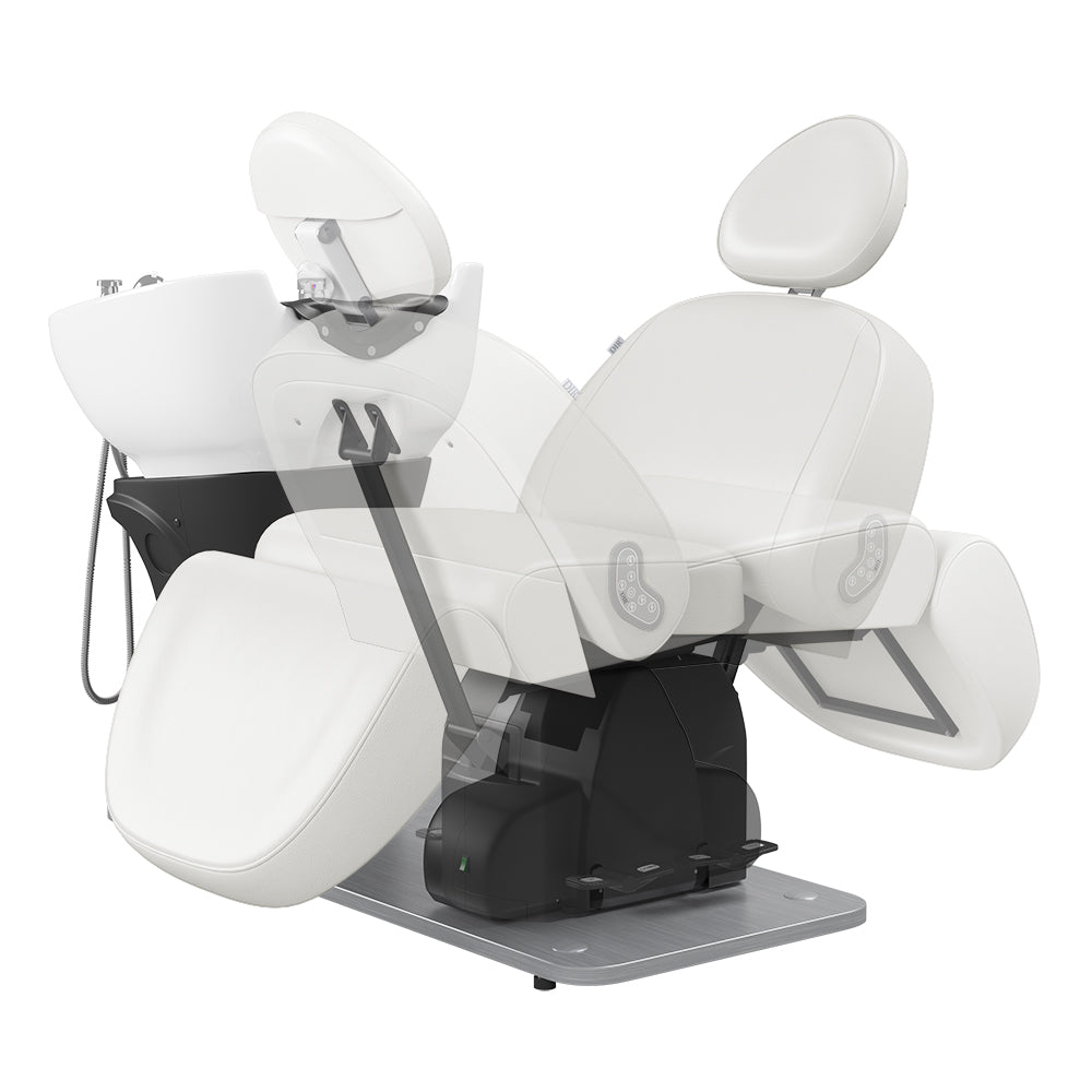 Maximus Il white Hair Scalp treatment chair
