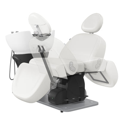 Maximus Il white Hair Scalp treatment chair