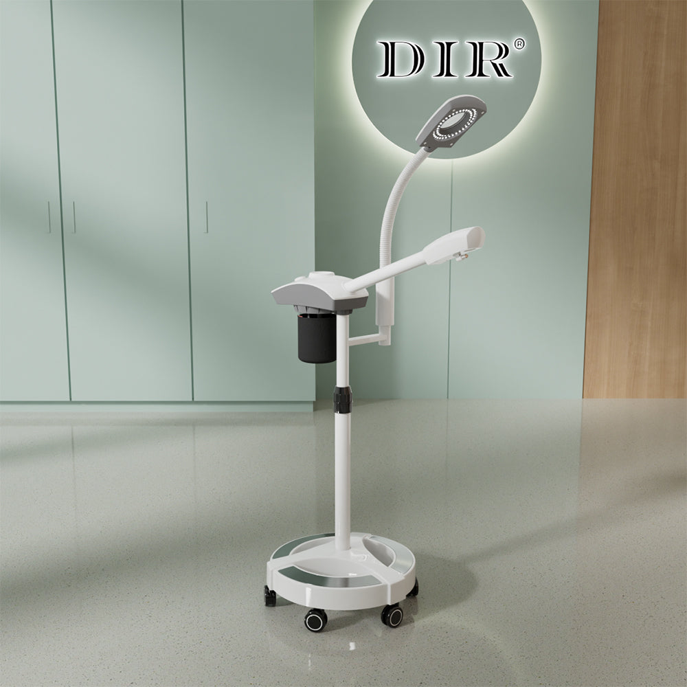 NanoMist Professional Facial Steamer with LED Magnifying Lamp & Aromatherapy