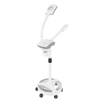 NanoMist Professional Facial Steamer with LED Magnifying Lamp & Aromatherapy 