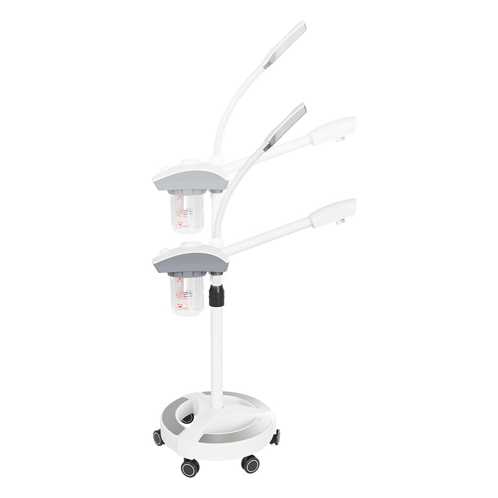 NanoMist Professional Facial Steamer with LED Magnifying Lamp & Aromatherapy 