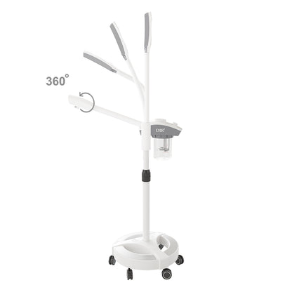 NanoMist Professional Facial Steamer with LED Magnifying Lamp & Aromatherapy 