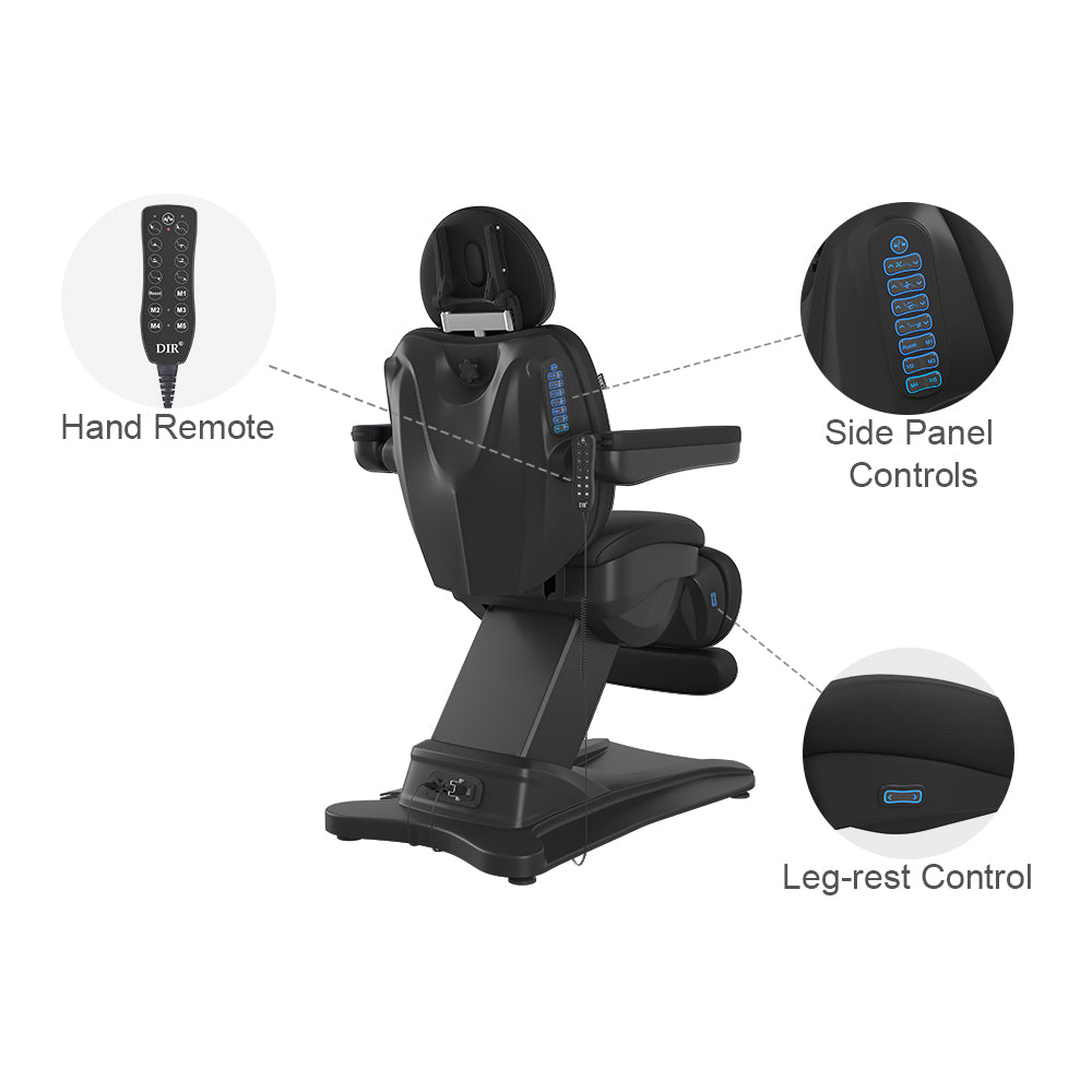 NuvoSpa Black Examination Table