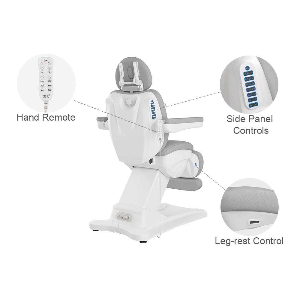 NuvoSpa gray esthetician chair
