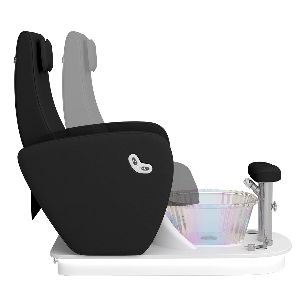 Relaxion II Black Pedicure Chair
