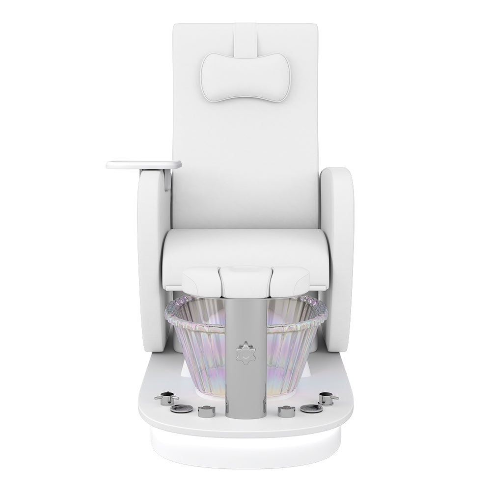 Relaxion II white salon Pedicure Chair