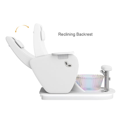 Relaxion II white salon Pedicure Chair