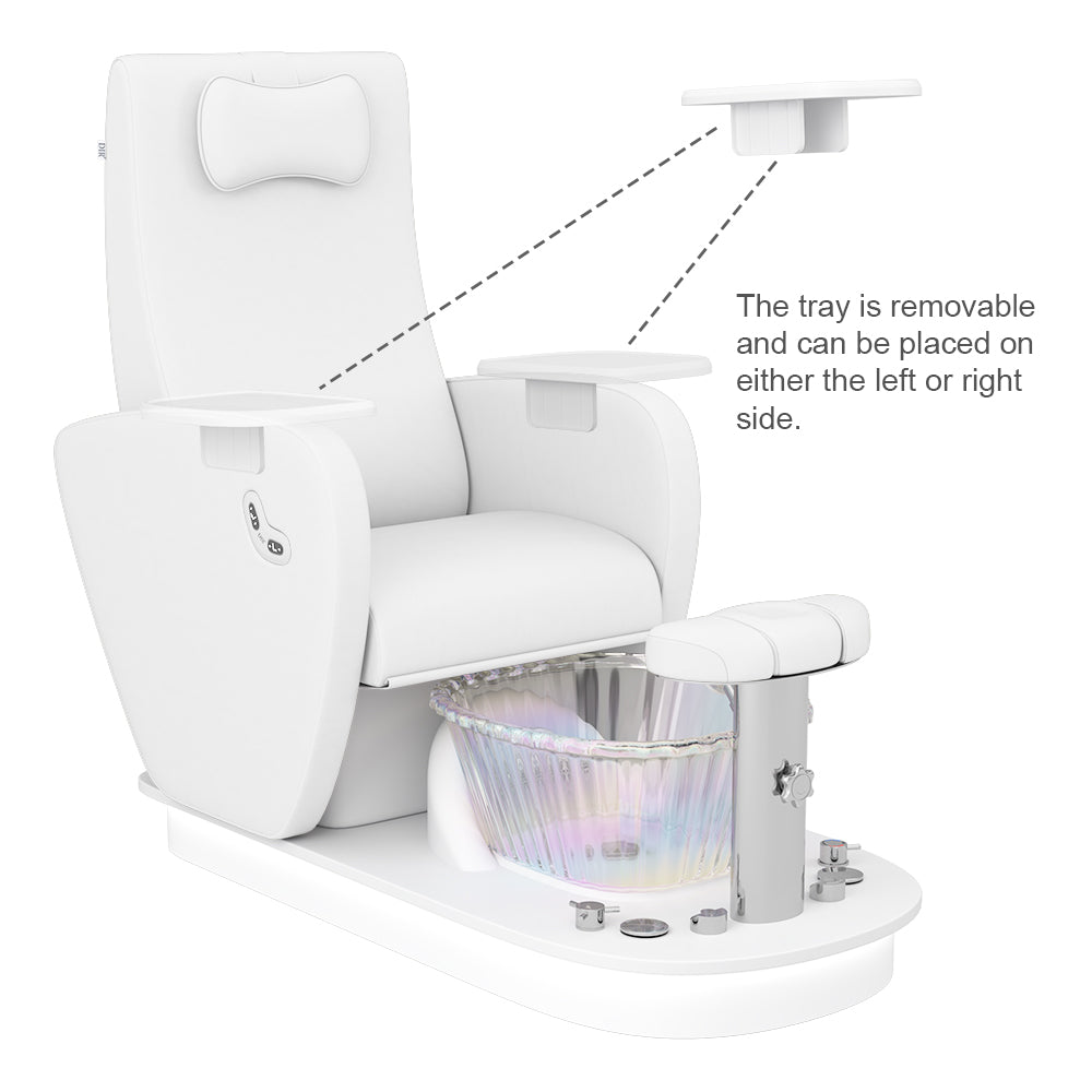 Relaxion II white salon Pedicure Chair