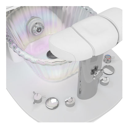 Relaxion II white salon Pedicure Chair