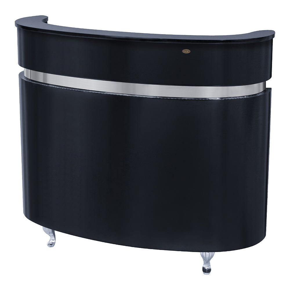 Point Reception Led LED Lighted Round Reception Desk, Curved Reception Desk