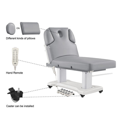Tranquility gray physica therapy bed