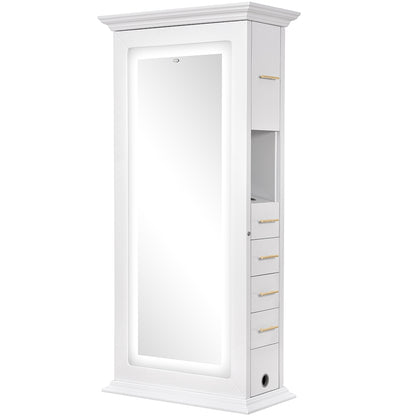 Adonis Double LED Lighted Salon Station