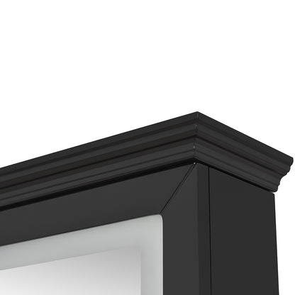 Adonis Gold Salon Mirror with Cabinet