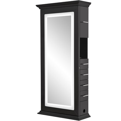 Adonis Salon Mirror with Cabinet