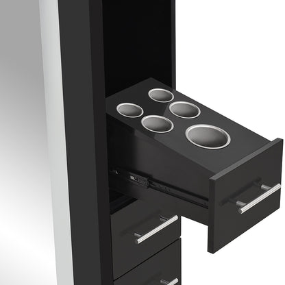 Adonis Salon Mirror with Cabinet