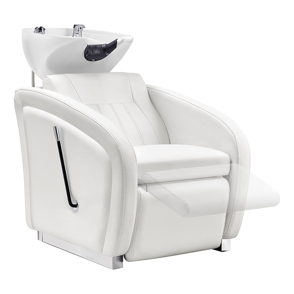 Anode Shampoo Chair with Adjustable Footrest