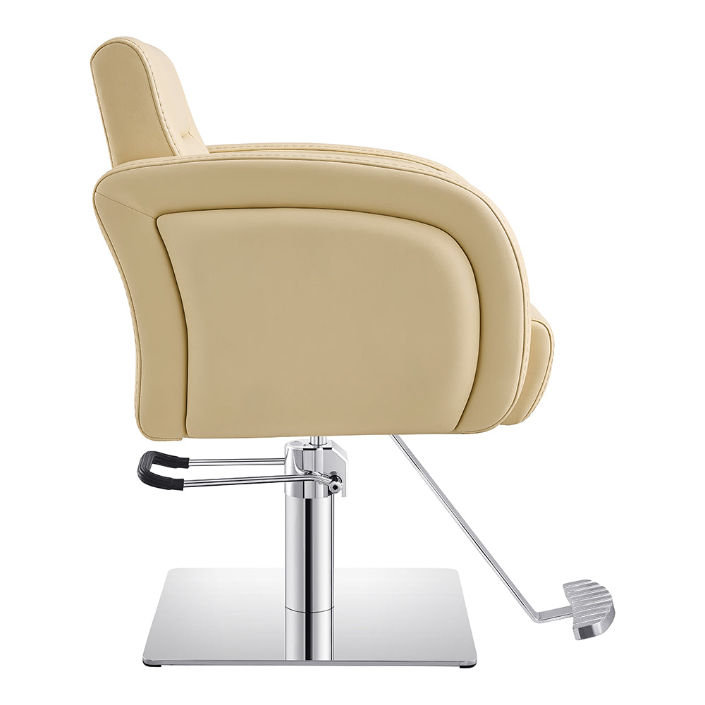 Anodic Gold Beige Salon Chairs