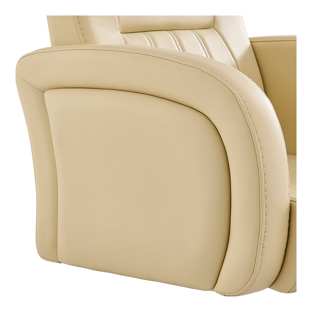 Anodic Gold Beige Salon Chairs