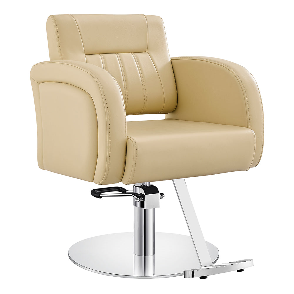 Anodic Gold Beige Salon Chairs
