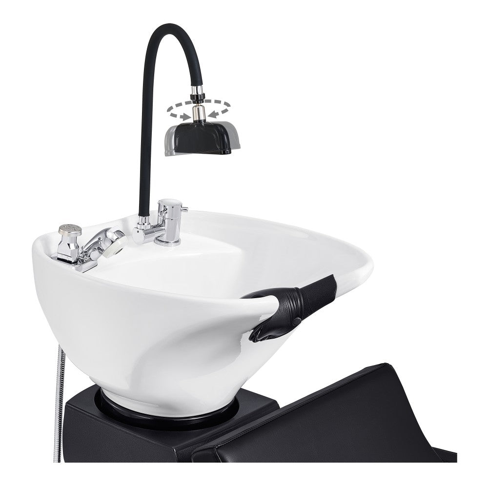 AuraMist Rainfall Shower Head for Scalp Care & Shampoo Bowl Therapy
