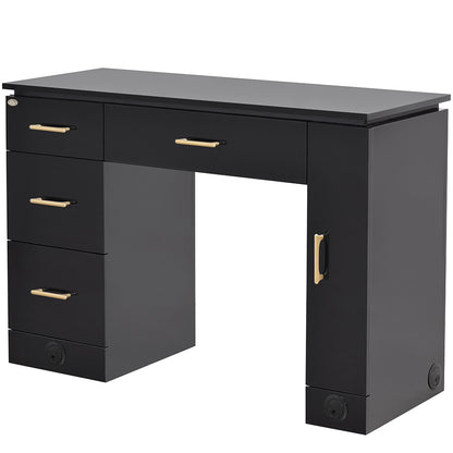 Avalon Gold Manicure Table