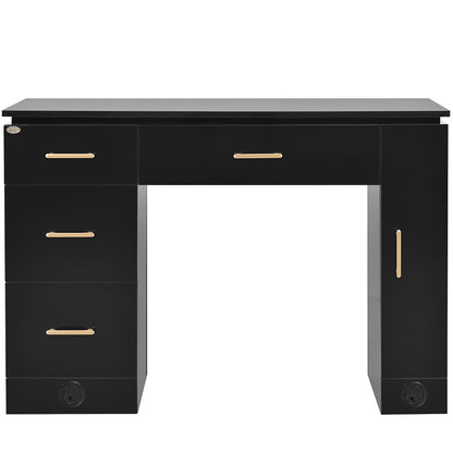 Avalon Gold Manicure Table
