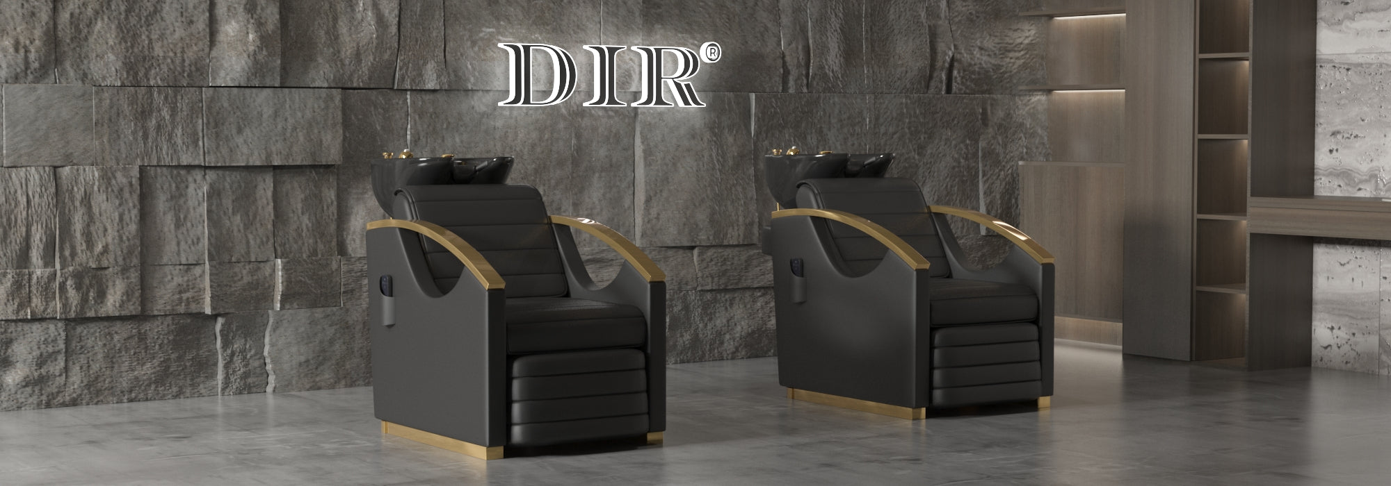 DIR Gold Shampoo Chair