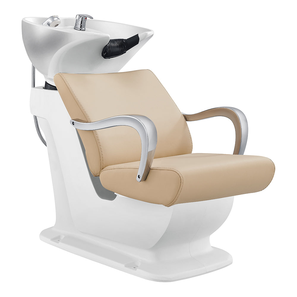 beckman beige salon shampoo chair