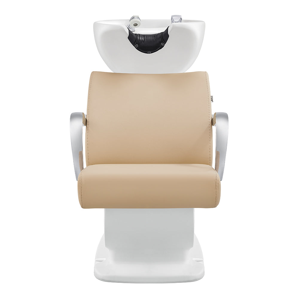 beckman beige salon shampoo chair